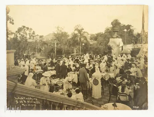 imagem: Aspecto de uma festa de caridade na Quinta da Boa Vista