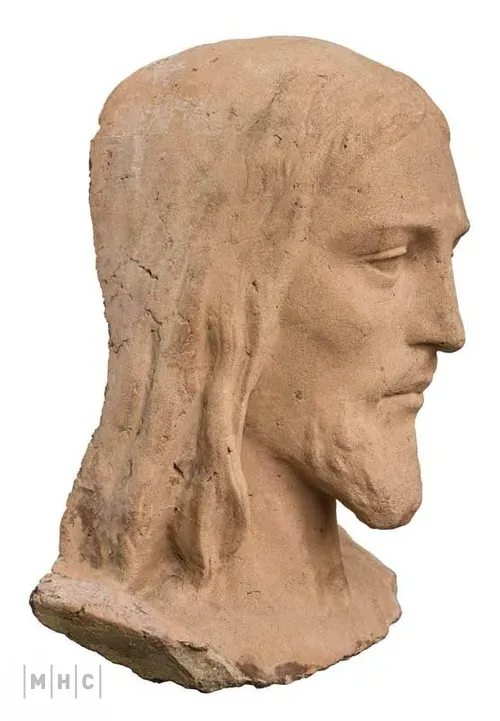 imagem: Estudo da cabeça do Cristo Redentor