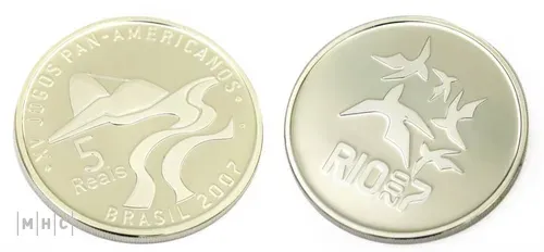 imagem: Moeda comemorativa do Pan-Americano