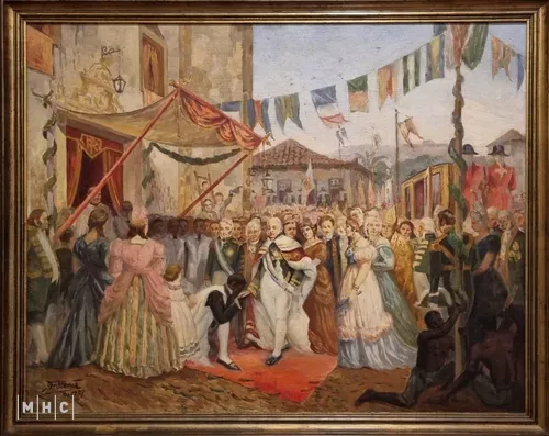 imagem: Chegada de D. João VI à Igreja do Rosário