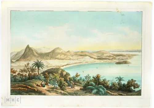 imagem: Paisagem do Rio de Janeiro - A Cidade, o Catete, Botafogo, São Clemente (Babilônia)