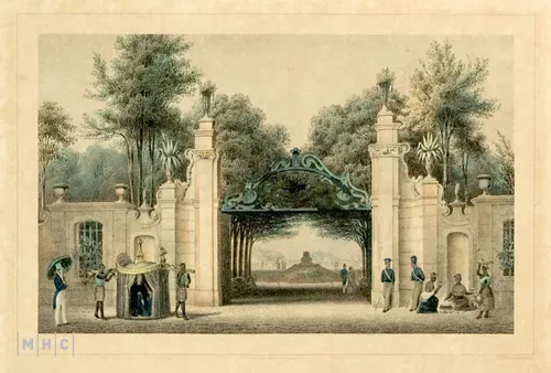 imagem: Entrada do Passeio Público