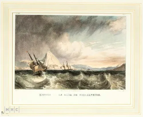 imagem: Entrée de la Rade de Rio Janeiro