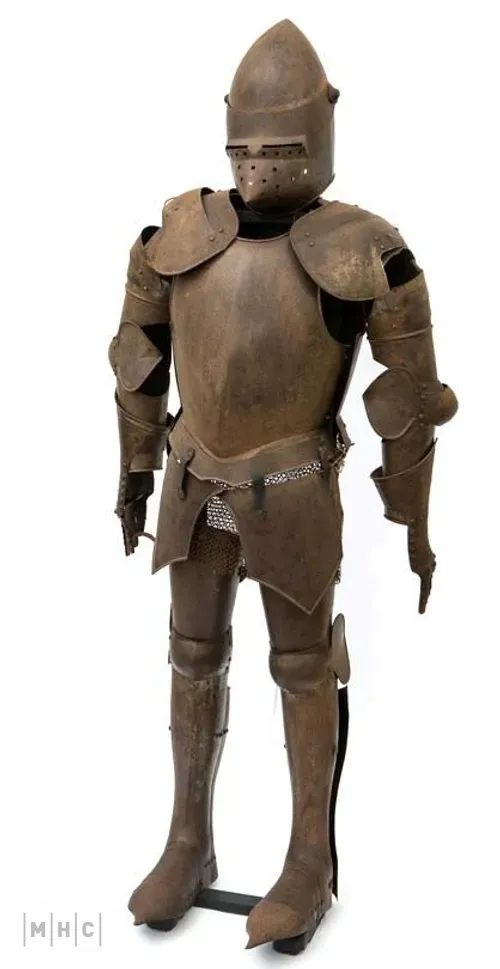 imagem: Armadura da expedição de Estácio de Sá