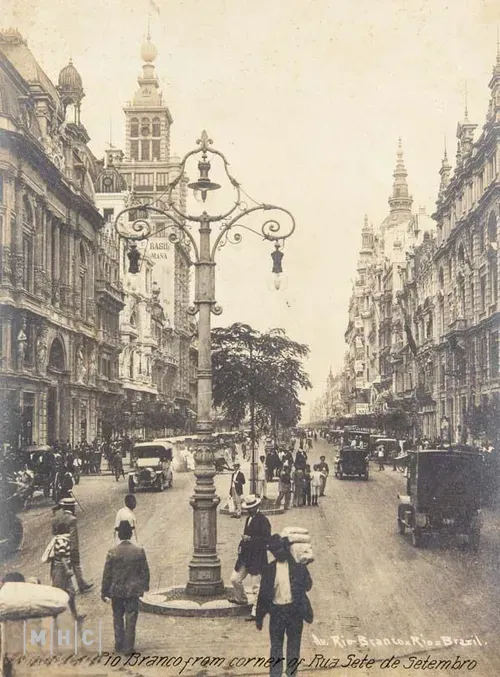 imagem: Vistas antigas do centro da cidade do Rio de Janeiro – Rio Branco
